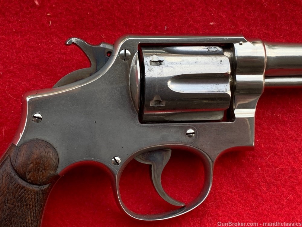 Nice 1920 Smith & Wesson M&P, 5", NICKEL, 38 Spec-img-2