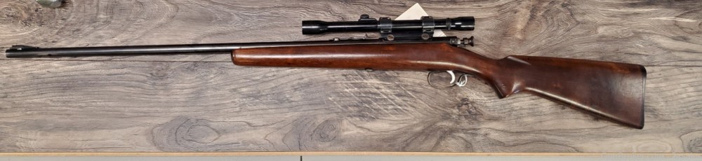 Savage Model 3B single shot bolt action rifle with Weaver J4 -img-1
