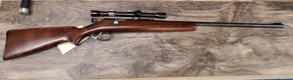 Savage Model 3B single shot bolt action rifle with Weaver J4 -img-0