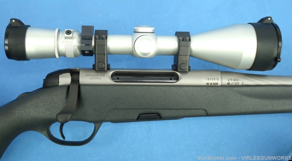 Steyr Arms Pro Hunter Stainless 270 Win Safebolt Leupold Scoped-img-4