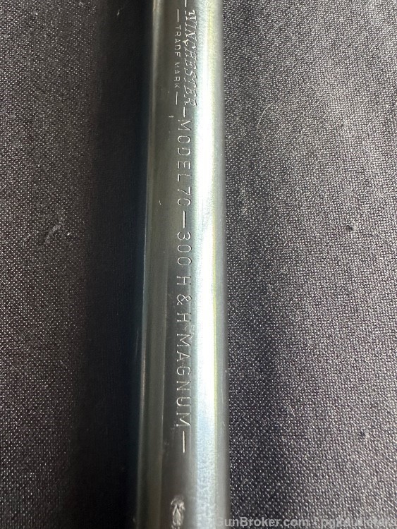 Pre-’64 Winchester model 70 barrel from a .300 H&H Mag 22"-img-2