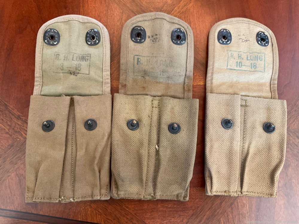 R.H. Long WWI 1911 Magazine Pouches-img-0