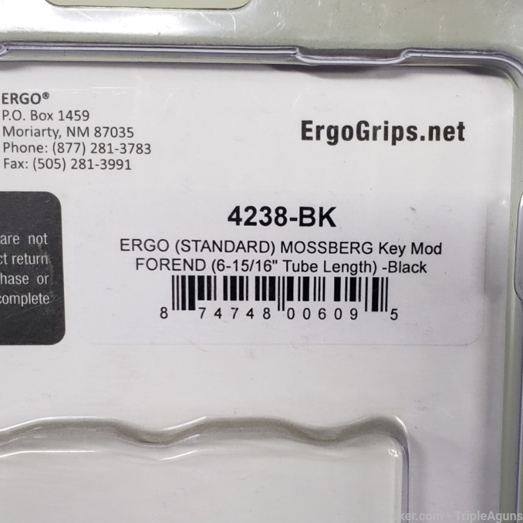 Ergo Mossberg 500 12ga key mod forend 4238-BK-img-3