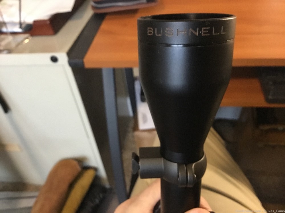 Bushnell Banner 3-9x40 Matte Rifle scope with rings-img-5