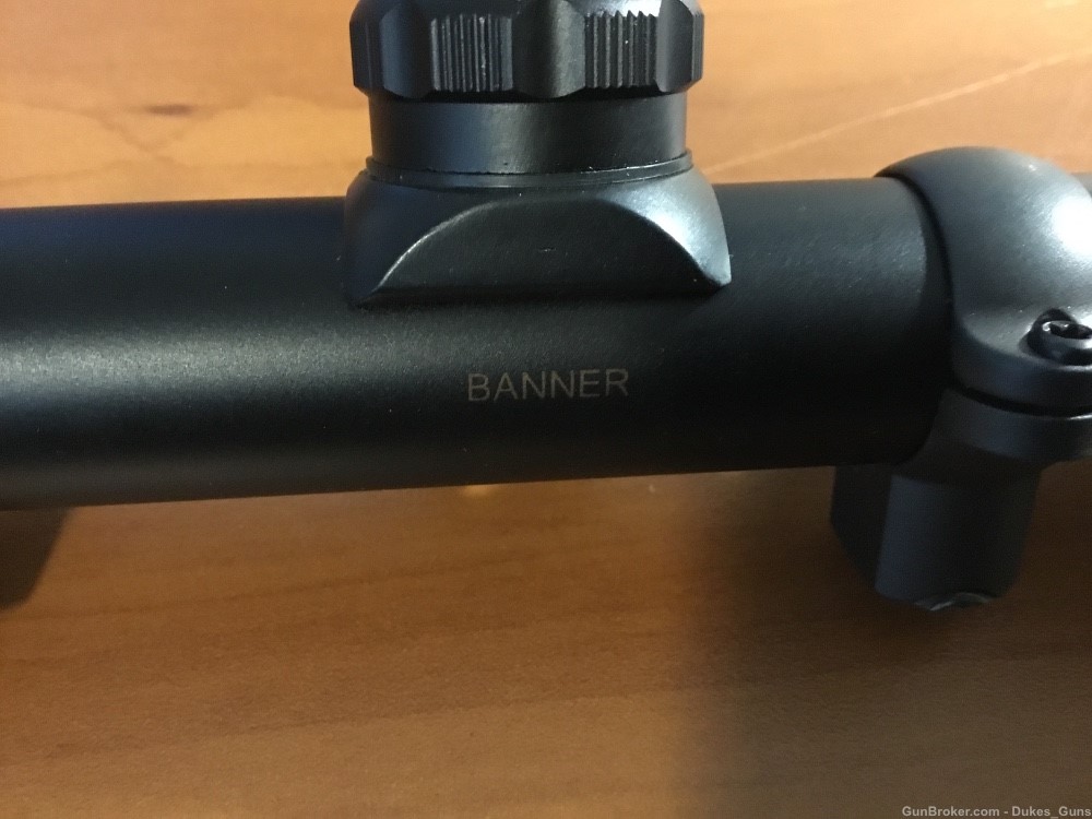 Bushnell Banner 3-9x40 Matte Rifle scope with rings-img-1