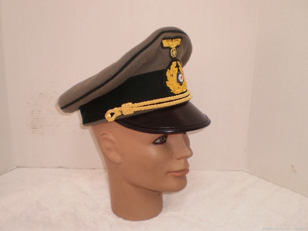 ww2 German Kriegsmarine Coastal Artillery visor hat, size 60, repro-img-3
