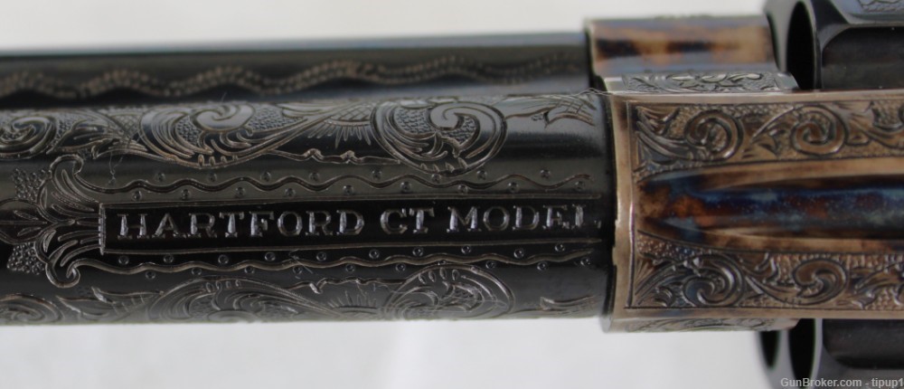 EMF / ASM 1873 Colt Hartford Model  Hand ENGRAVED-img-31