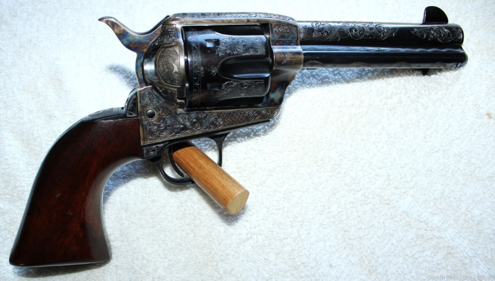 EMF / ASM 1873 Colt Hartford Model  Hand ENGRAVED-img-3