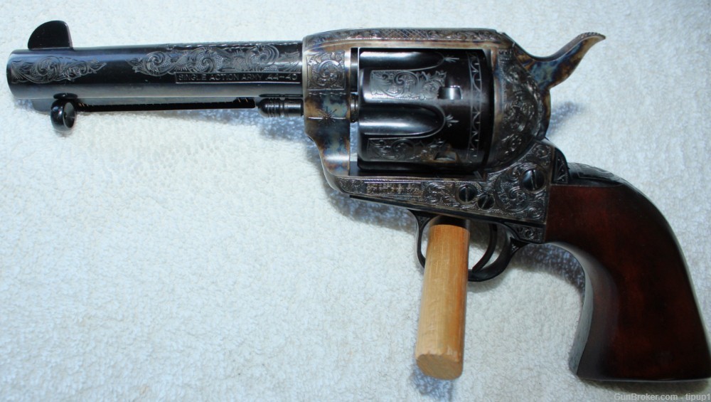 EMF / ASM 1873 Colt Hartford Model  Hand ENGRAVED-img-1