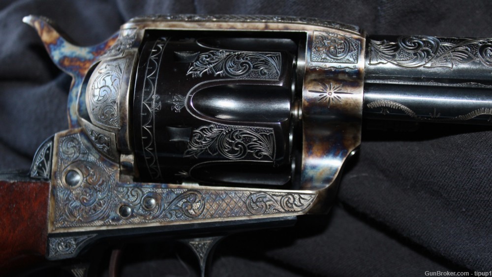 EMF / ASM 1873 Colt Hartford Model  Hand ENGRAVED-img-10