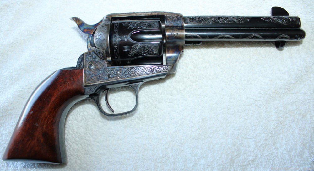 EMF / ASM 1873 Colt Hartford Model  Hand ENGRAVED-img-2