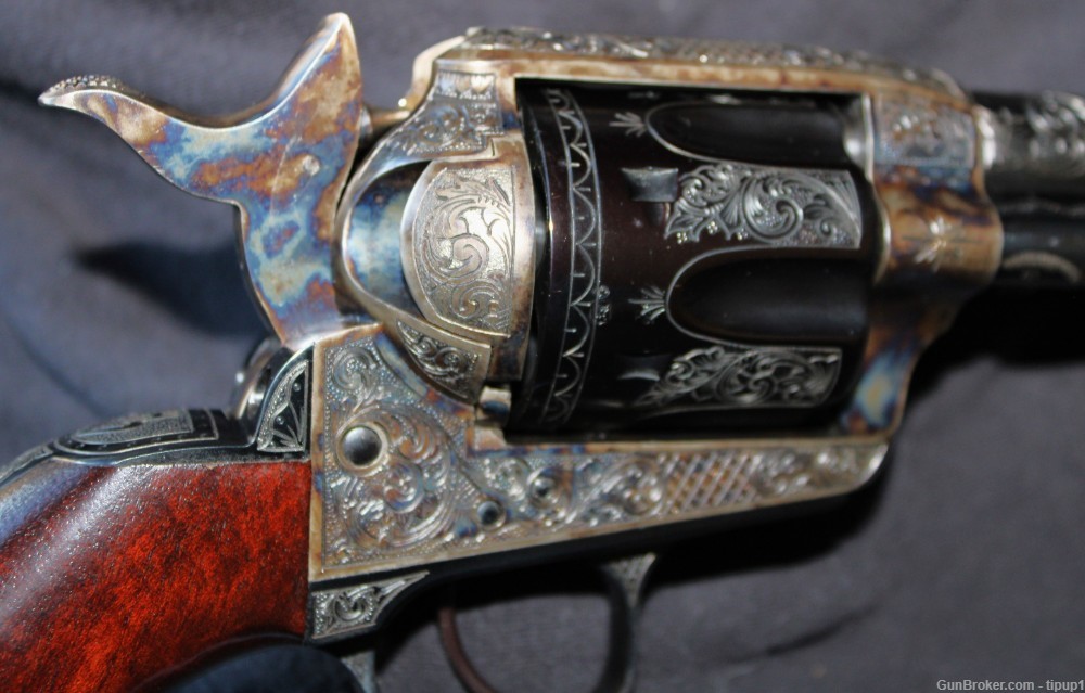 EMF / ASM 1873 Colt Hartford Model  Hand ENGRAVED-img-15