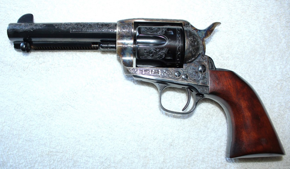 EMF / ASM 1873 Colt Hartford Model  Hand ENGRAVED-img-0
