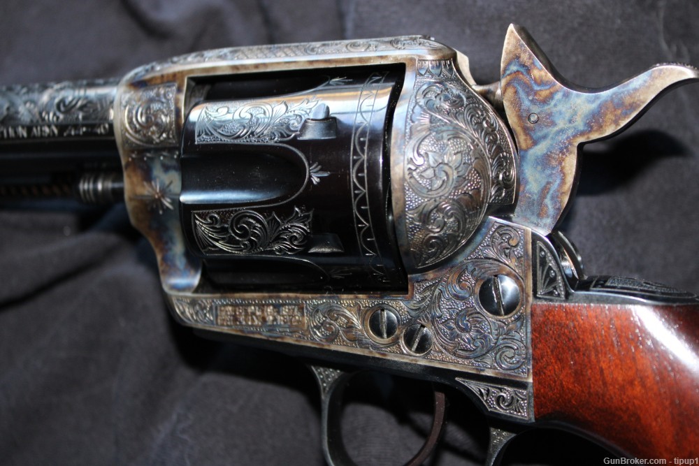 EMF / ASM 1873 Colt Hartford Model  Hand ENGRAVED-img-14