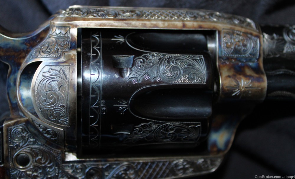 EMF / ASM 1873 Colt Hartford Model  Hand ENGRAVED-img-9