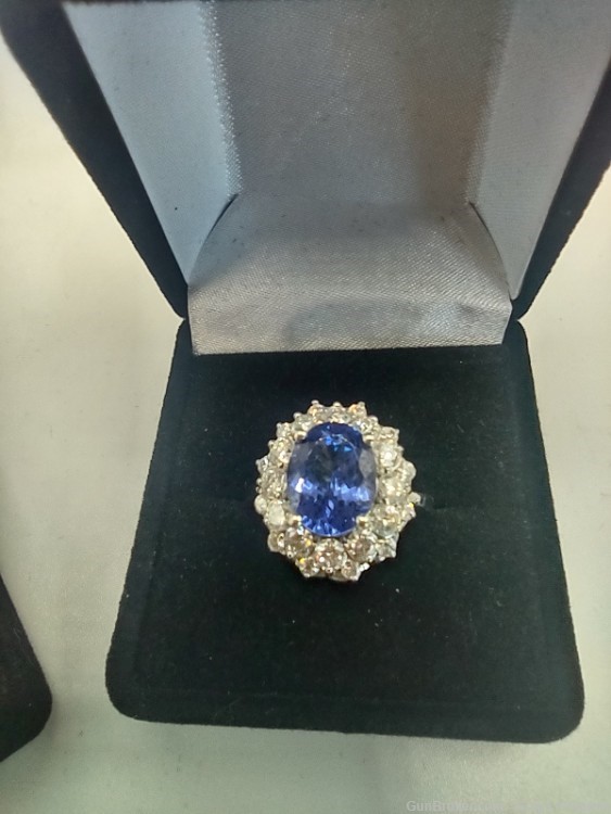 EXQUISITE DIAMOND & TANZANITE RINGS  YOUR CHOICE    3rd generation jewelers-img-2