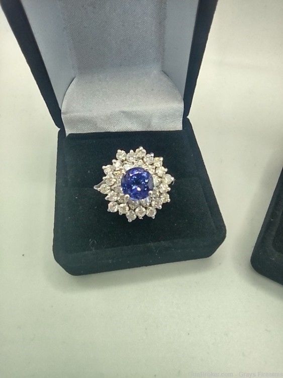 EXQUISITE DIAMOND & TANZANITE RINGS  YOUR CHOICE    3rd generation jewelers-img-1