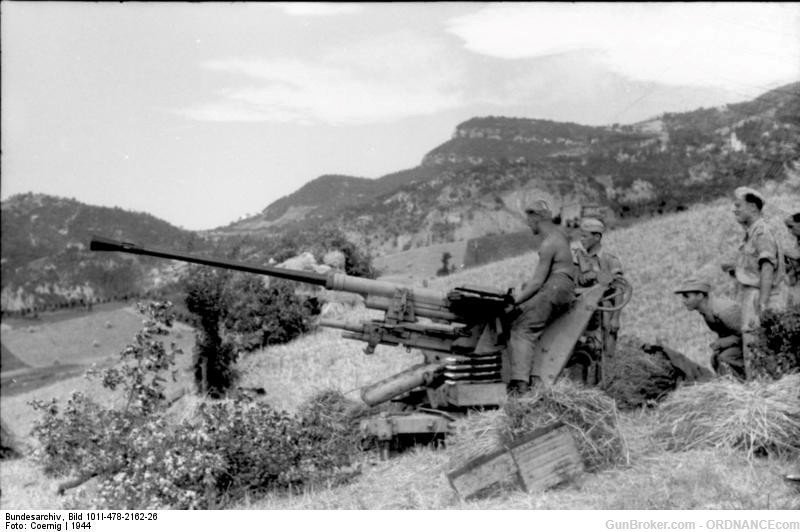 37mm German WWII A.P. round 3.7cm Flak 18 37x263mm inert shell ammunition -img-5