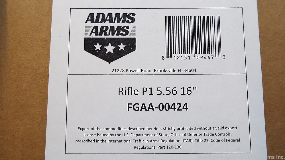 Adams Arms P1 5.56 NATO FGAA-00424 30rd 16" (10868)-img-2