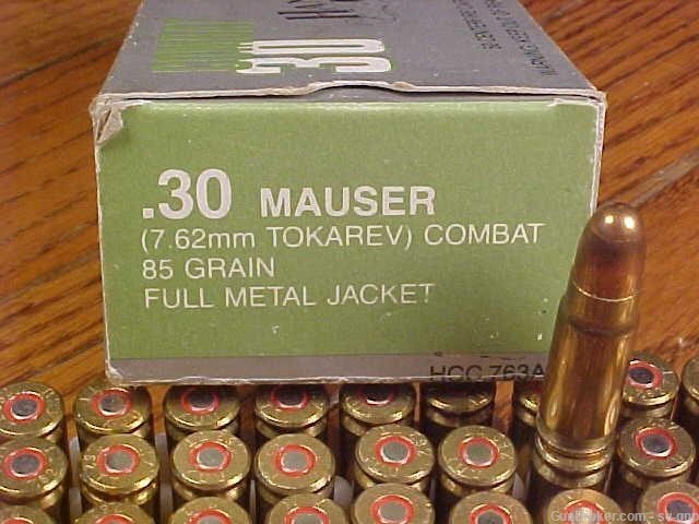 Hansen .30 Mauser (7.62mm Tok) Fmj Ball-img-0