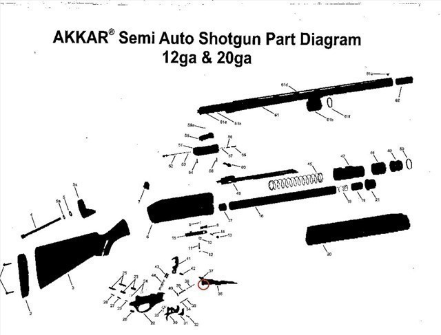 Akkar Daly 300 335 600 635 Carrier Dog Pin All Gauges-img-3