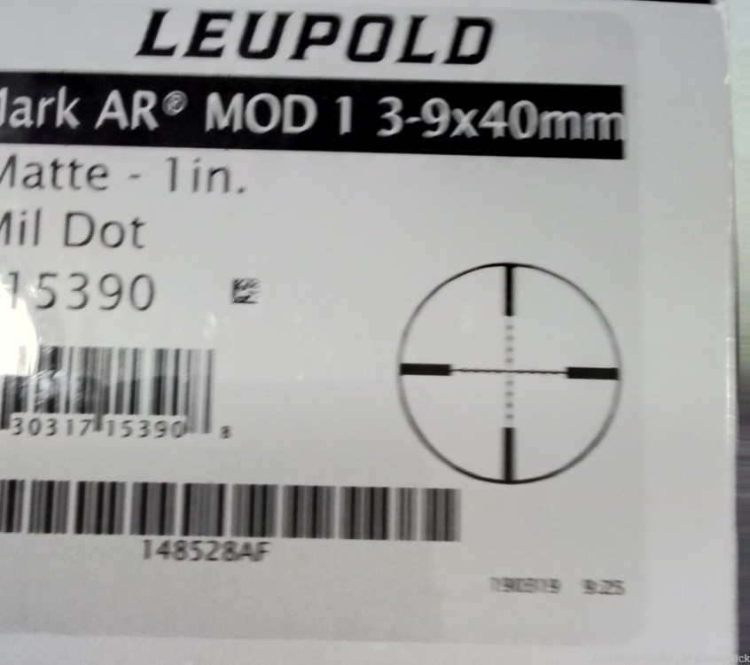 Leupold Mark AR MOD-1 3-9x40mm with Mil Dot Reticle-img-7