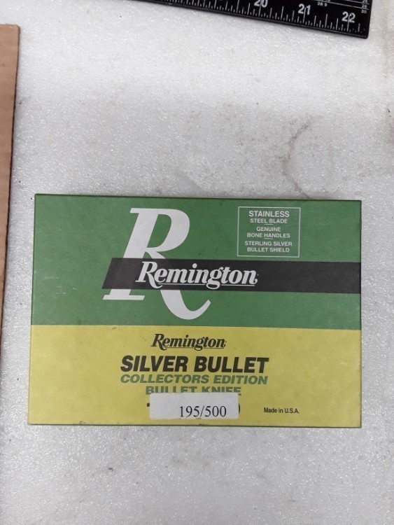 Remington ranch hand silver bullet knife. 195/500-img-1