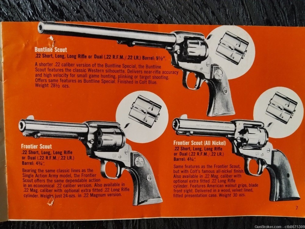 Colt & Remington Peters1970 Hunting Rifle & Handgun Advertising Brochures -img-8