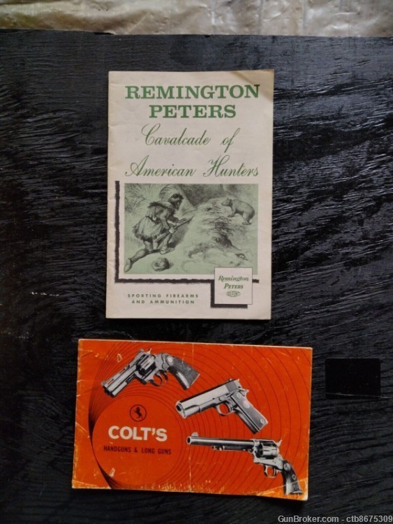 Colt & Remington Peters1970 Hunting Rifle & Handgun Advertising Brochures -img-0