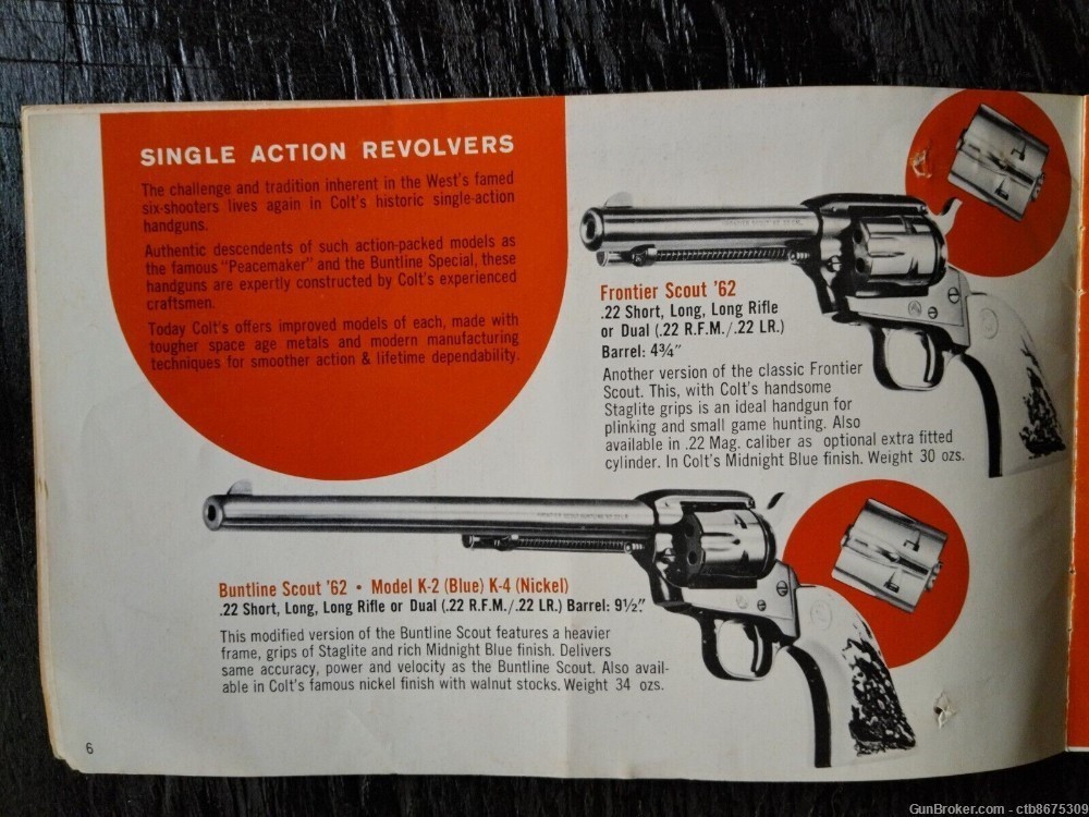 Colt & Remington Peters1970 Hunting Rifle & Handgun Advertising Brochures -img-1