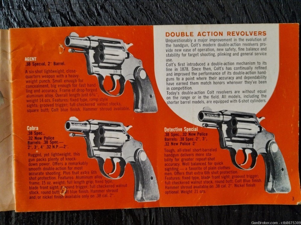Colt & Remington Peters1970 Hunting Rifle & Handgun Advertising Brochures -img-6