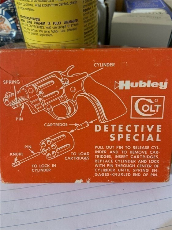Colt Detective Special 1950's Hubley Toy Cap Gun in Original Box-img-2