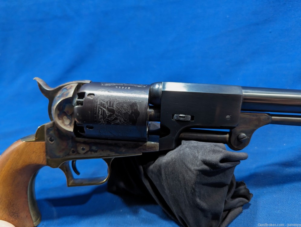 Unfired Colt 1st Model Dragoon 44 cal 8" Barrel Black Powder Revolver w/box-img-8