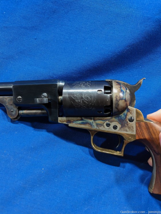 Unfired Colt 1st Model Dragoon 44 cal 8" Barrel Black Powder Revolver w/box-img-4