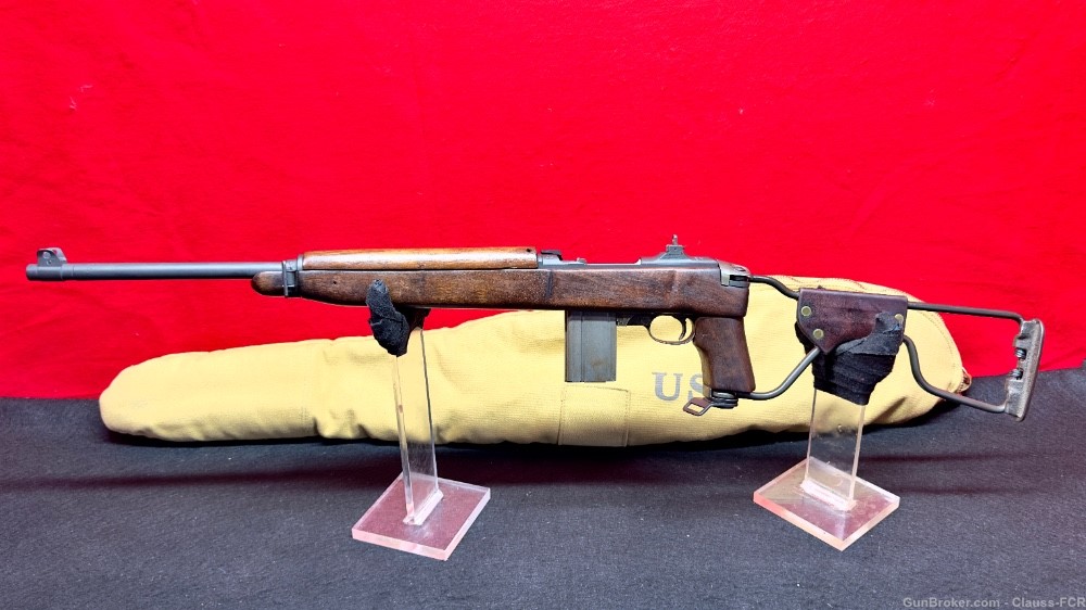 OMG! WW2 5-1943 U.S. Inland "1st TYPE" M1A1 PARATROOPER Carbine! 99% COND!-img-63