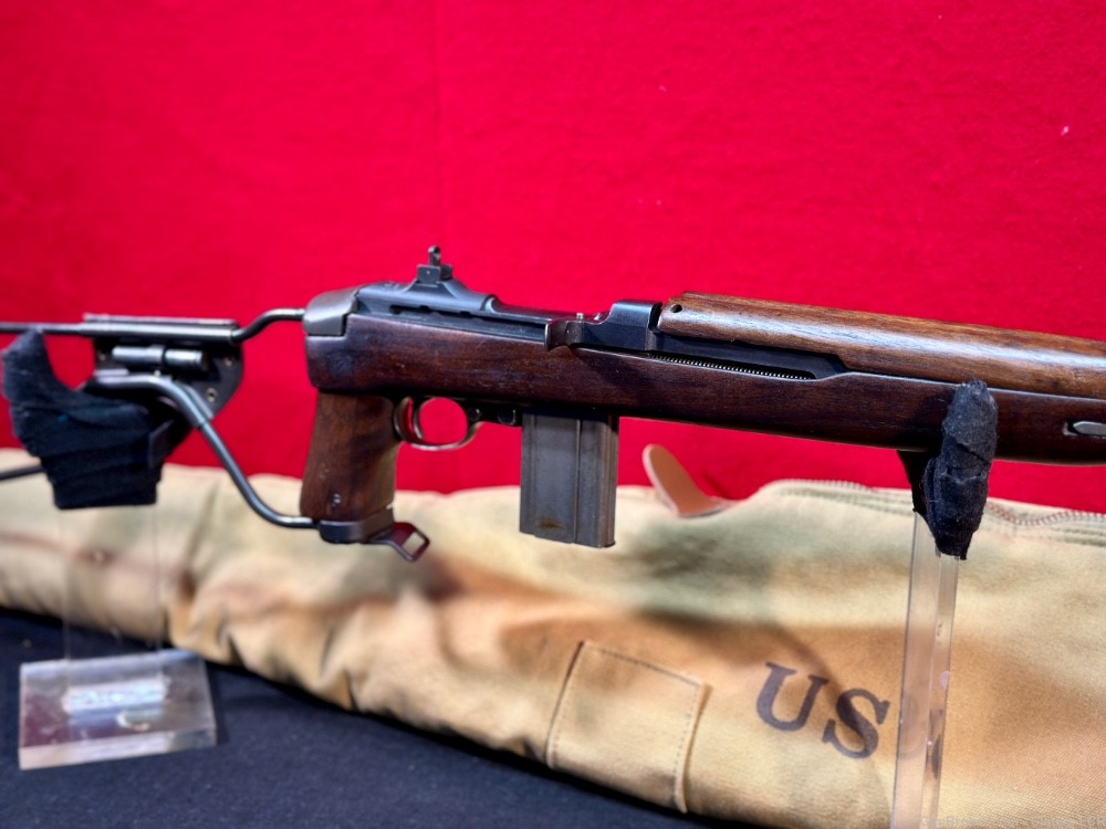 OMG! WW2 5-1943 U.S. Inland "1st TYPE" M1A1 PARATROOPER Carbine! 99% COND!-img-71