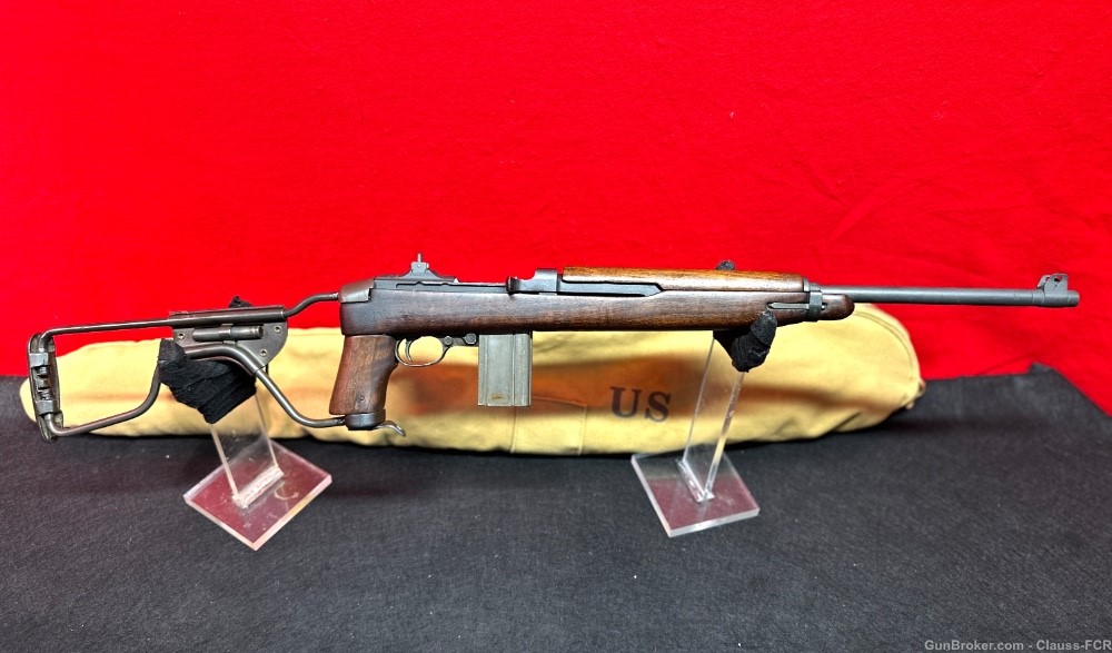 OMG! WW2 5-1943 U.S. Inland "1st TYPE" M1A1 PARATROOPER Carbine! 99% COND!-img-29