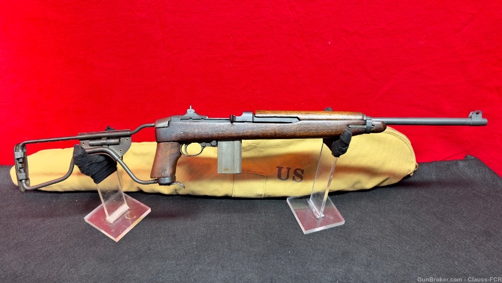 OMG! WW2 5-1943 U.S. Inland "1st TYPE" M1A1 PARATROOPER Carbine! 99% COND!-img-9