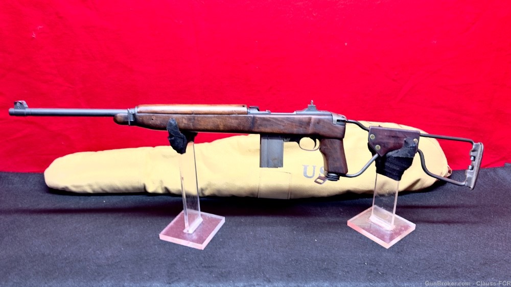 OMG! WW2 5-1943 U.S. Inland "1st TYPE" M1A1 PARATROOPER Carbine! 99% COND!-img-69