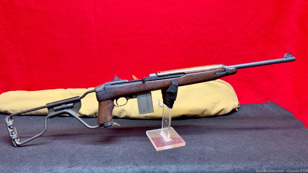 OMG! WW2 5-1943 U.S. Inland "1st TYPE" M1A1 PARATROOPER Carbine! 99% COND!-img-1