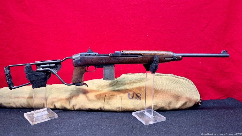 OMG! WW2 5-1943 U.S. Inland "1st TYPE" M1A1 PARATROOPER Carbine! 99% COND!-img-66