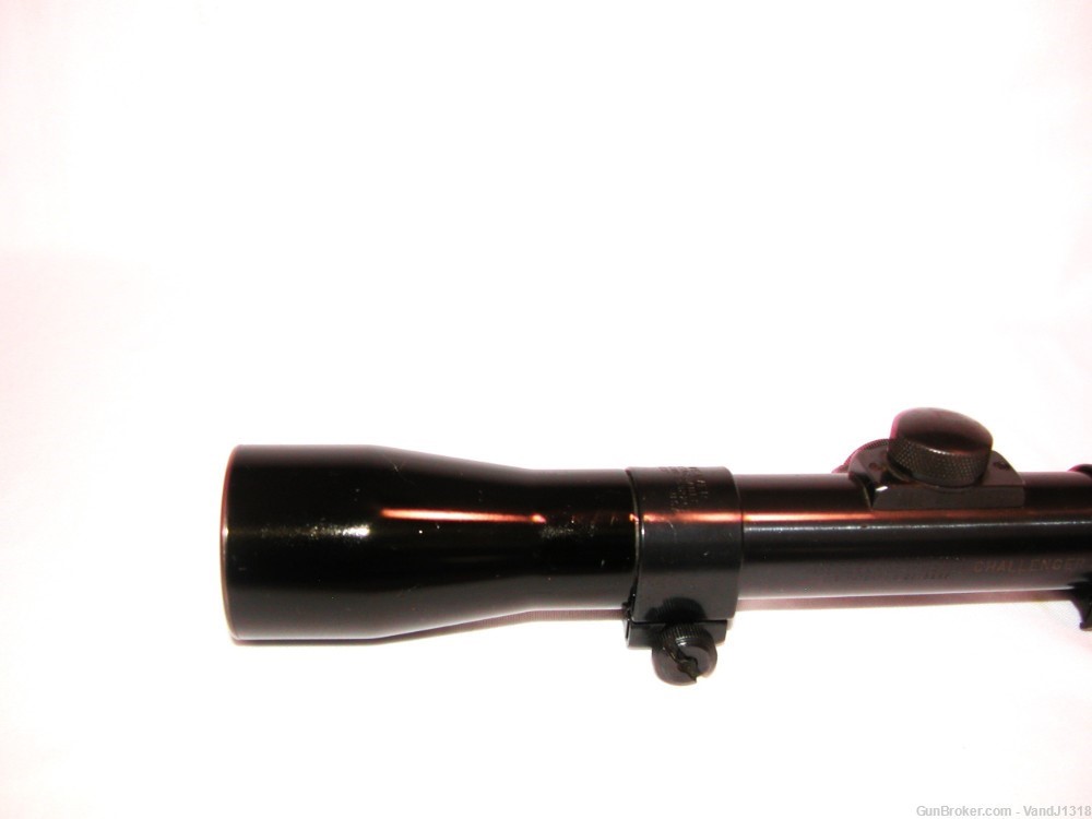 Vintage Lyman Challenger All-Weather 4X Rifle Scope w/ 26mm Rings Gloss -img-4