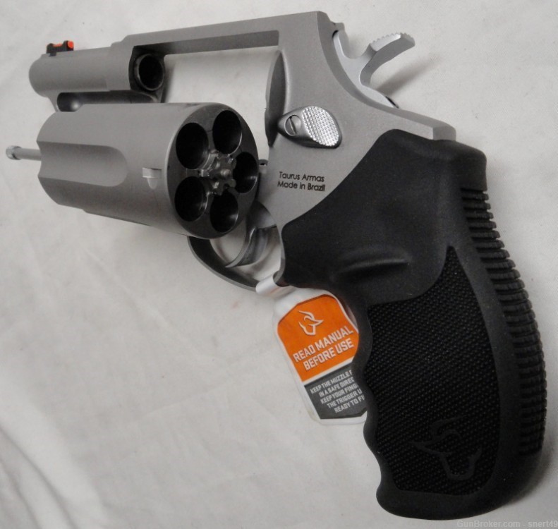 Taurus Judge 3” Bbl 45 Colt/410 2.5" Shells Matte SS Fiber Optic 2-441039T-img-6
