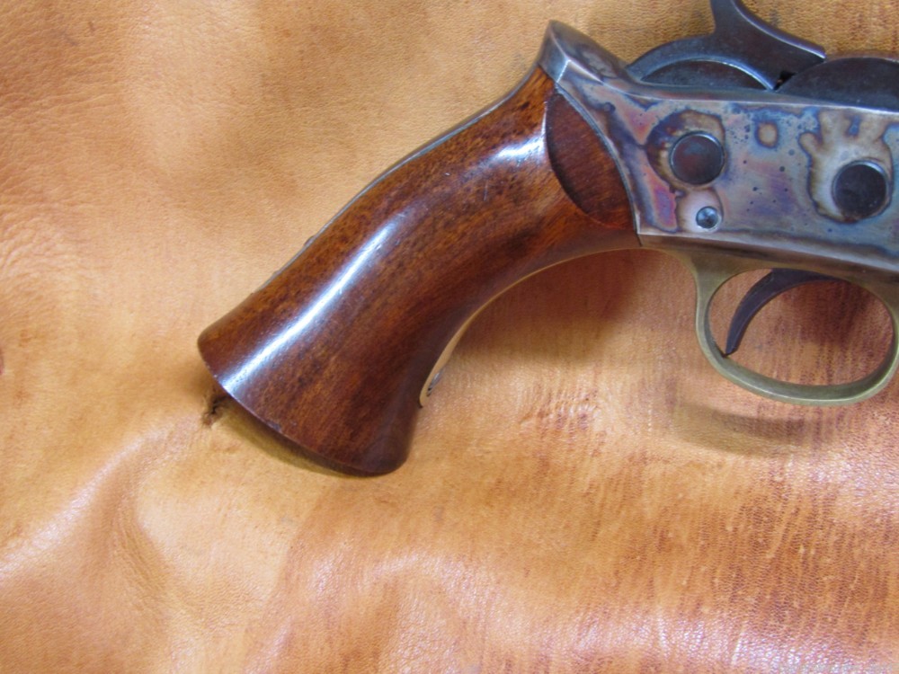 Rare Uberti 1879 22 LR Single Shot Falling Block Target Pistol-img-1