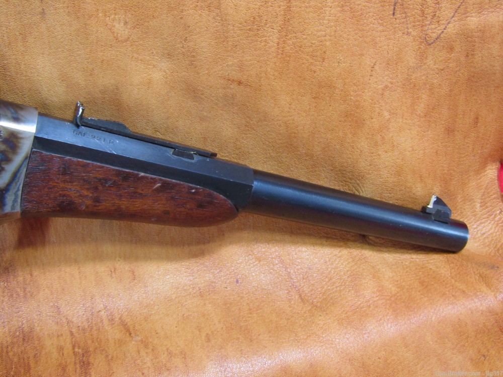 Rare Uberti 1879 22 LR Single Shot Falling Block Target Pistol-img-3