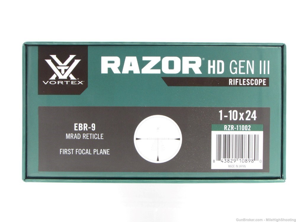 Demo: Vortex RAZOR HD Gen III 1-10x24 FFP EBR-9 Reticle MRAD RZR-11002-img-14