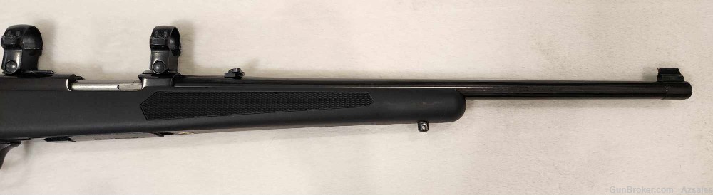 Ruger 77/44 44 Rem Mag Synthetic Stock with Scope rings-img-3