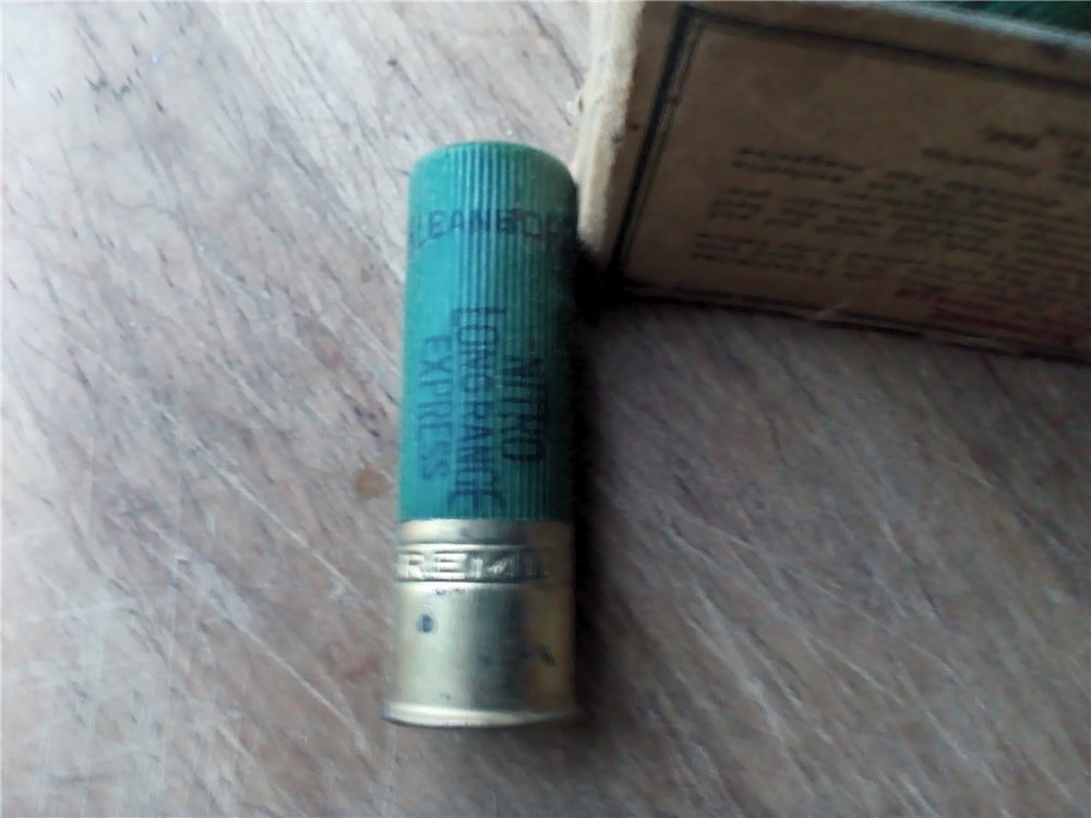 Vintage Remington 12 ga. Du Pont Kleanbore Nitro Express Rifled Slugs-img-2