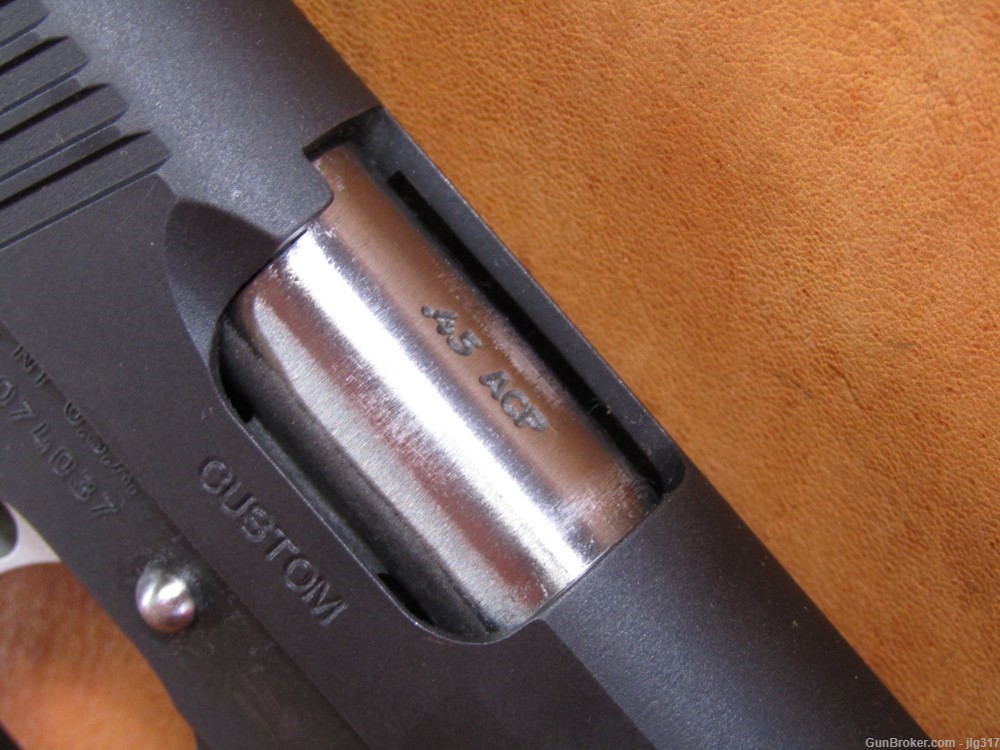 Kimber Custom 1911 45 ACP Semi Auto Pistol Thumb Safety 7 Rd Mag-img-5