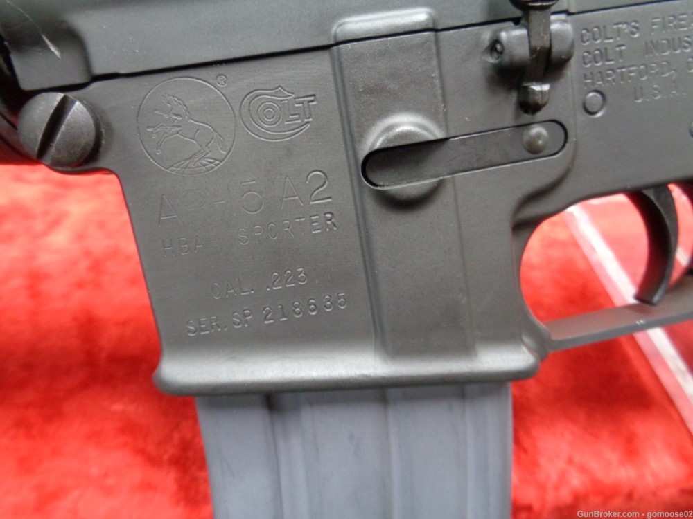 Colt AR-15 A2 HBar Sporter 5.56/223 Washington State Patrol Pre Ban I TRADE-img-20